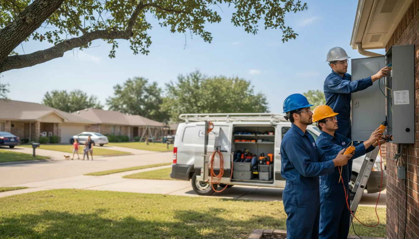 Certified electrician providing emergency electrical services in Jones, LA